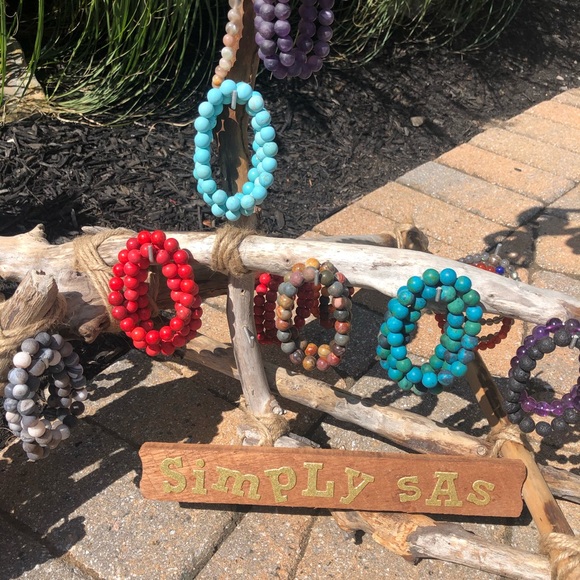 BEAUTIFUL BRACELETS GENUINE STONES. ALL BRAND NEW - Picture 2 of 11